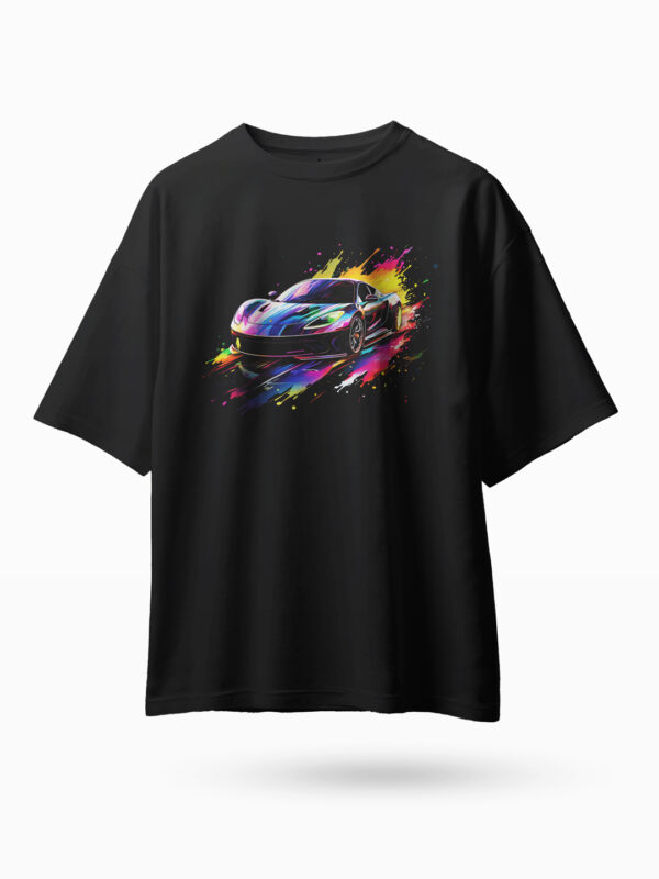 Colour Splash Sports Car Big Fit - Black