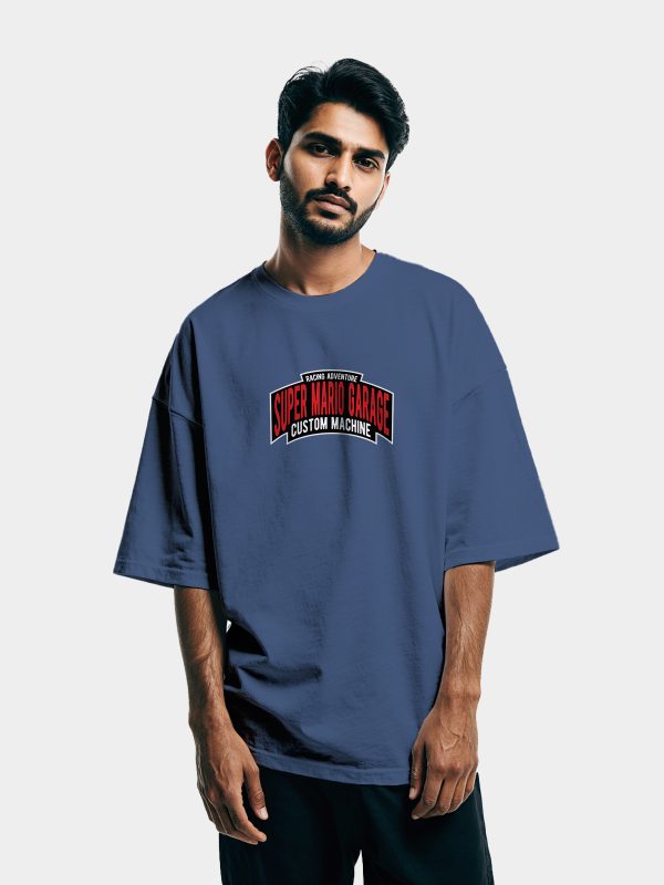 Super Mario Garage Big Graphic Big Fit Tees