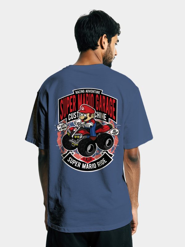 Super Mario Garage Big Graphic Big Fit Tees