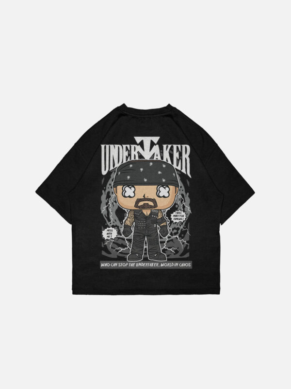 Undertaker Pop Art Oversized Drop Shoulder T-Shirt