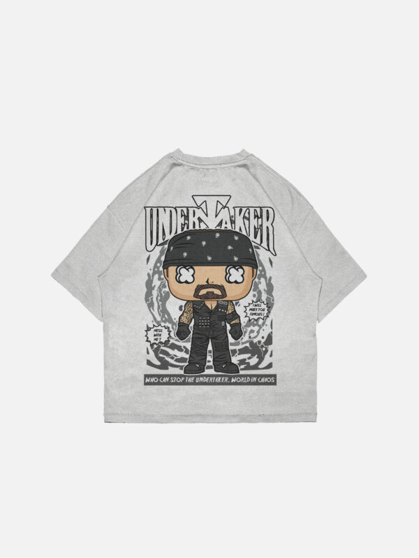 Undertaker Pop Art Oversized Drop Shoulder T-Shirt