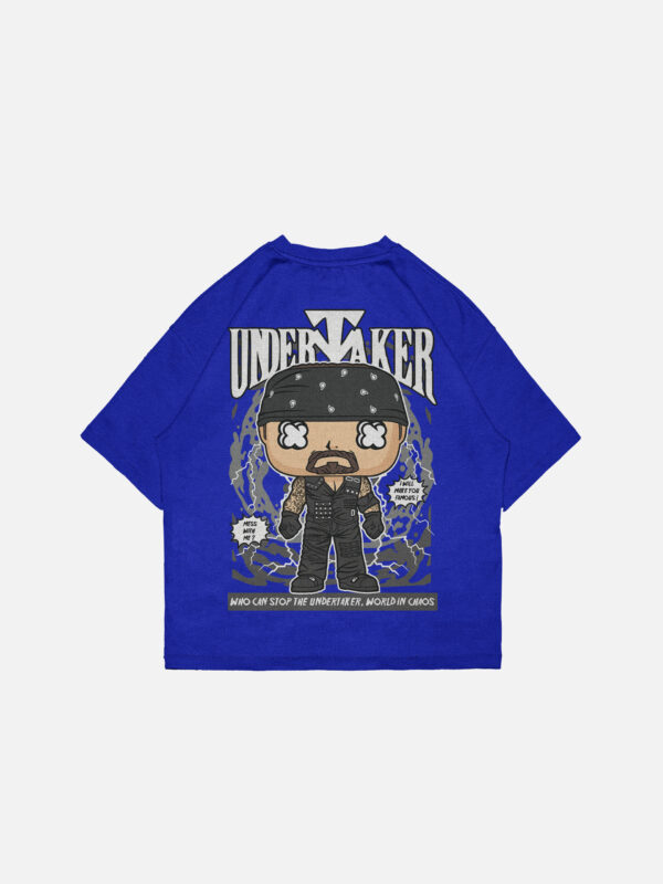 Undertaker Pop Art Oversized Drop Shoulder T-Shirt