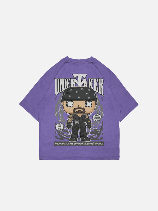 Undertaker Pop Art Oversized Drop Shoulder T-Shirt