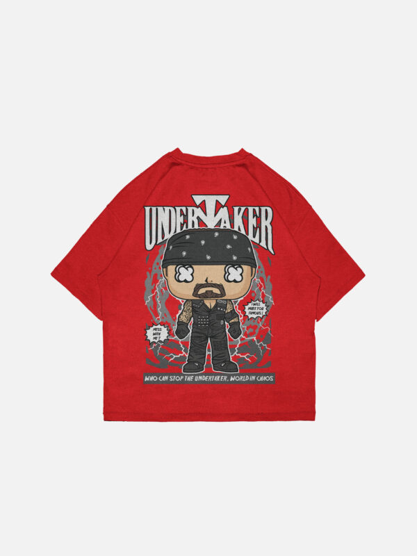 Undertaker Pop Art Oversized Drop Shoulder T-Shirt