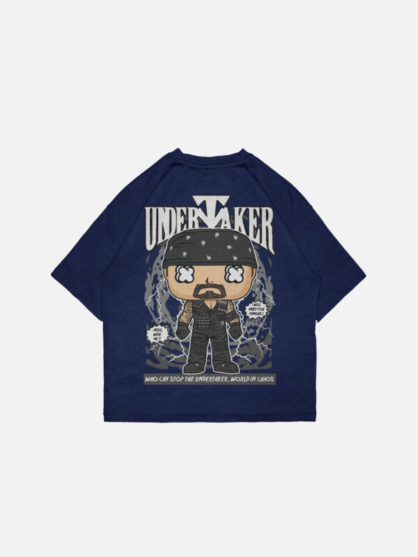 Undertaker Pop Art Oversized Drop Shoulder T-Shirt
