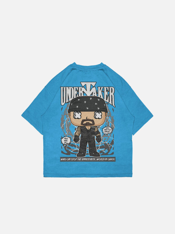 Undertaker Pop Art Oversized Drop Shoulder T-Shirt