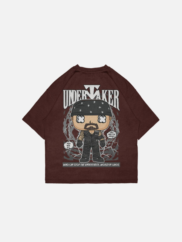 Undertaker Pop Art Oversized Drop Shoulder T-Shirt