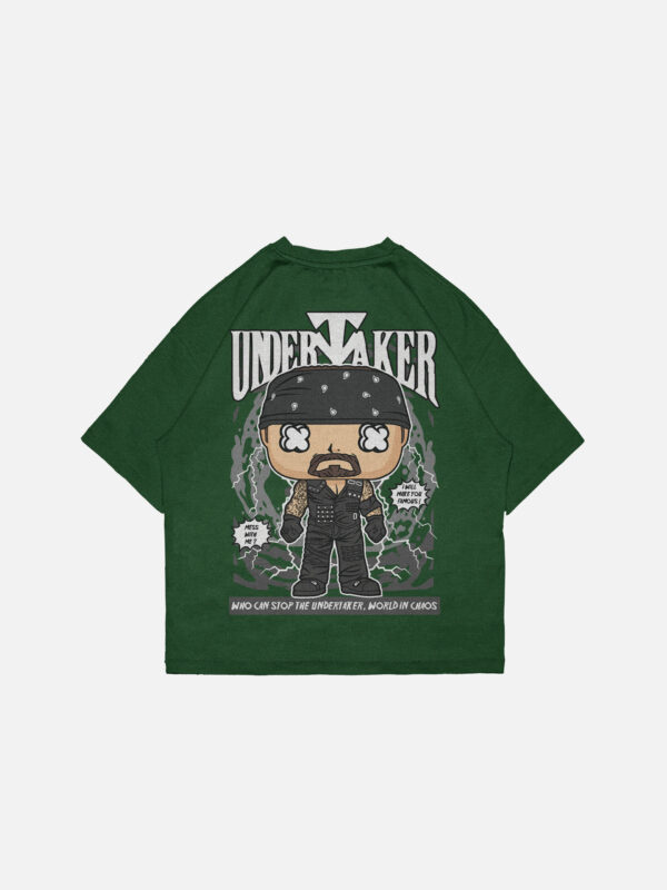 Undertaker Pop Art Oversized Drop Shoulder T-Shirt