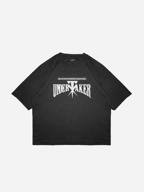 Undertaker Pop Art Oversized Drop Shoulder T-Shirt