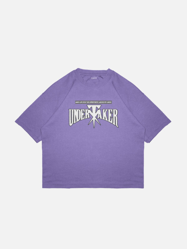 Undertaker Pop Art Oversized Drop Shoulder T-Shirt