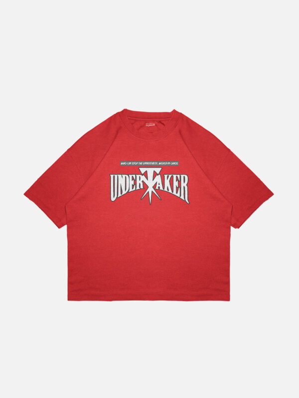 Undertaker Pop Art Oversized Drop Shoulder T-Shirt
