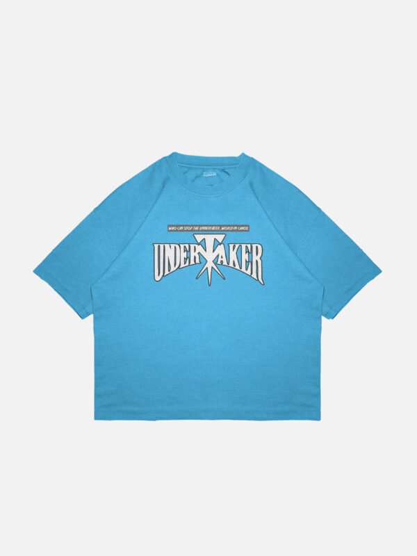 Undertaker Pop Art Oversized Drop Shoulder T-Shirt