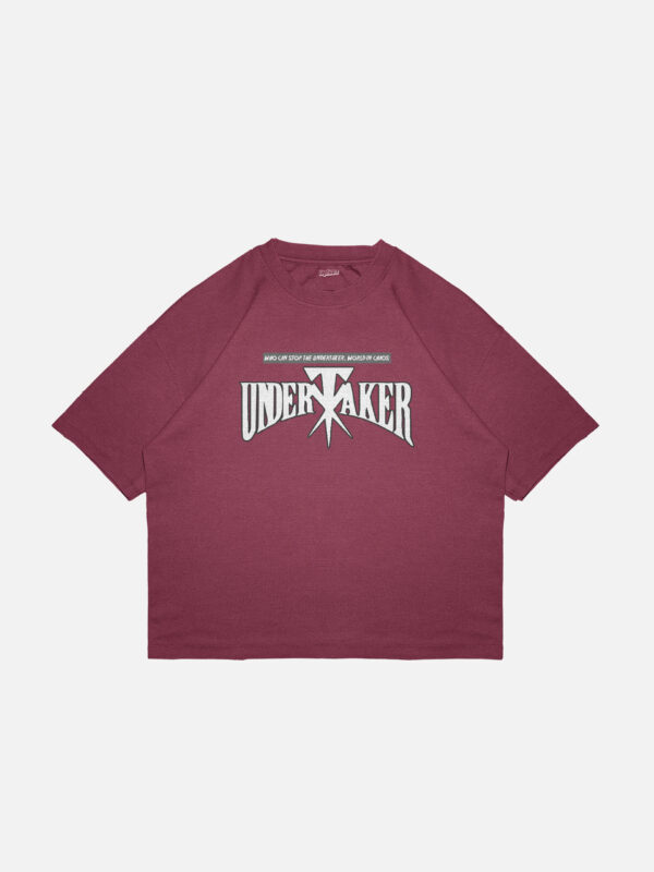 Undertaker Pop Art Oversized Drop Shoulder T-Shirt