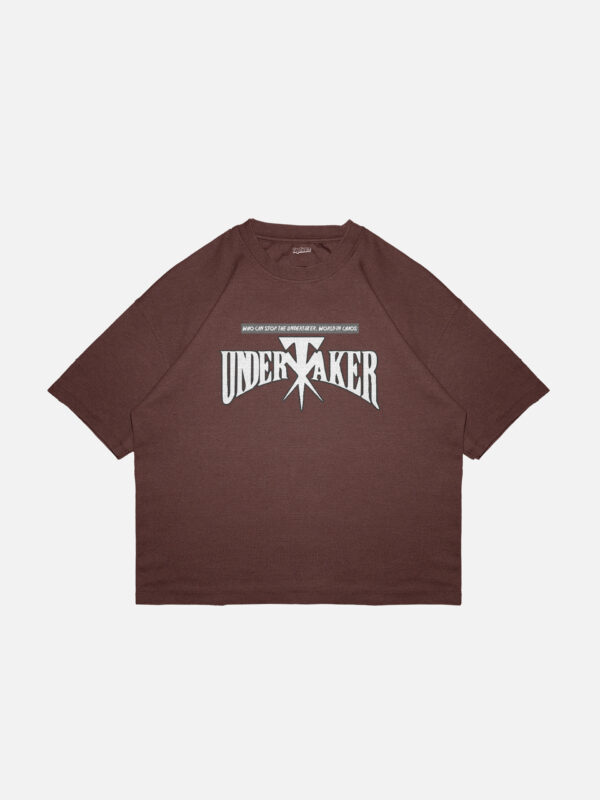 Undertaker Pop Art Oversized Drop Shoulder T-Shirt