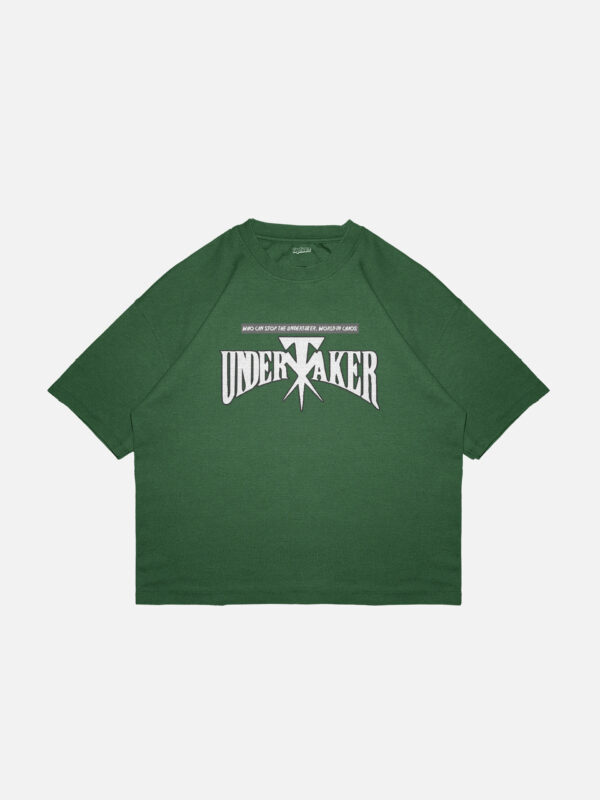 Undertaker Pop Art Oversized Drop Shoulder T-Shirt