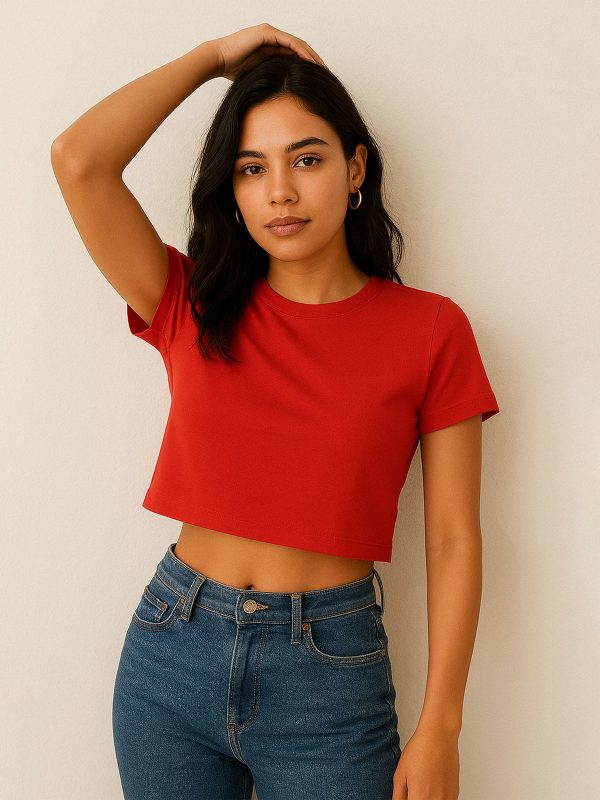 Premium Crop Top - Ultra-Soft, Structured & Stylish