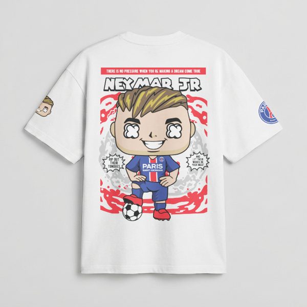 Neymar Jr PSG Pop Art Oversized T-Shirt – Dream Come True Edition