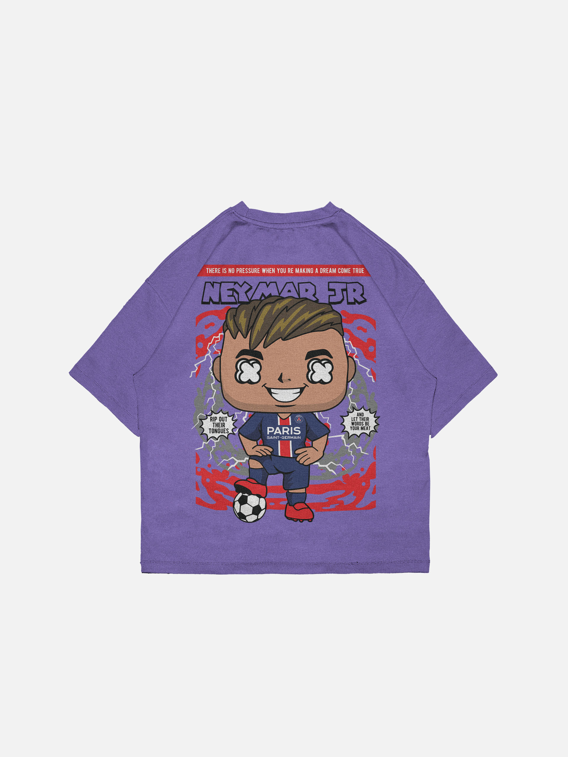 Neymar Jr PSG Pop Art Oversized T-Shirt – Dream Come True Edition - Image 6