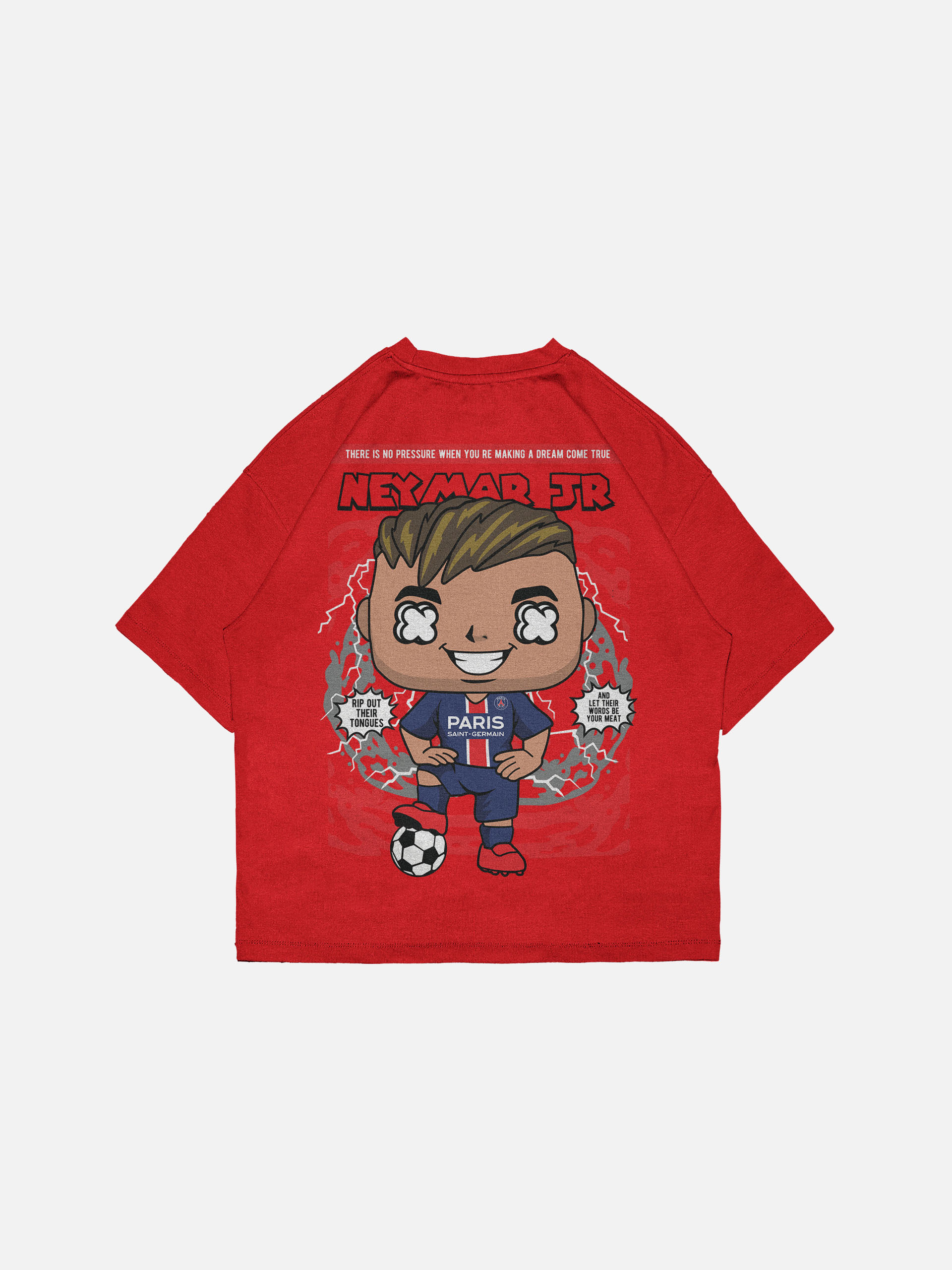 Neymar Jr PSG Pop Art Oversized T-Shirt – Dream Come True Edition - Image 5