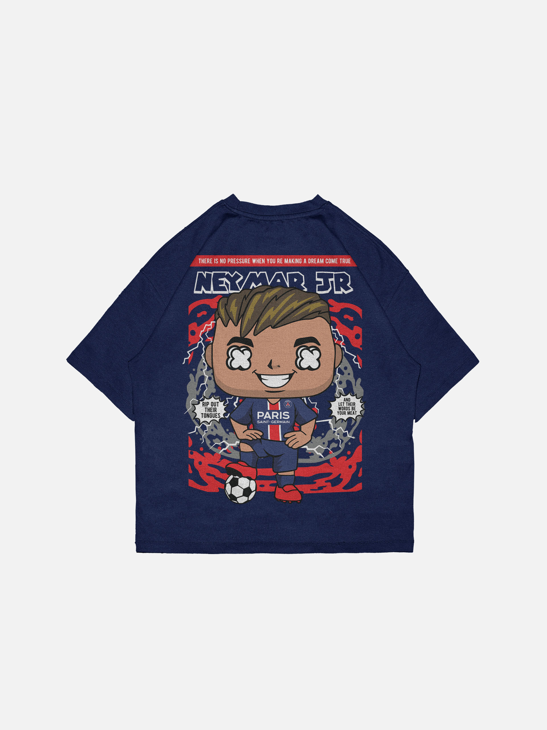 Neymar Jr PSG Pop Art Oversized T-Shirt – Dream Come True Edition - Image 9