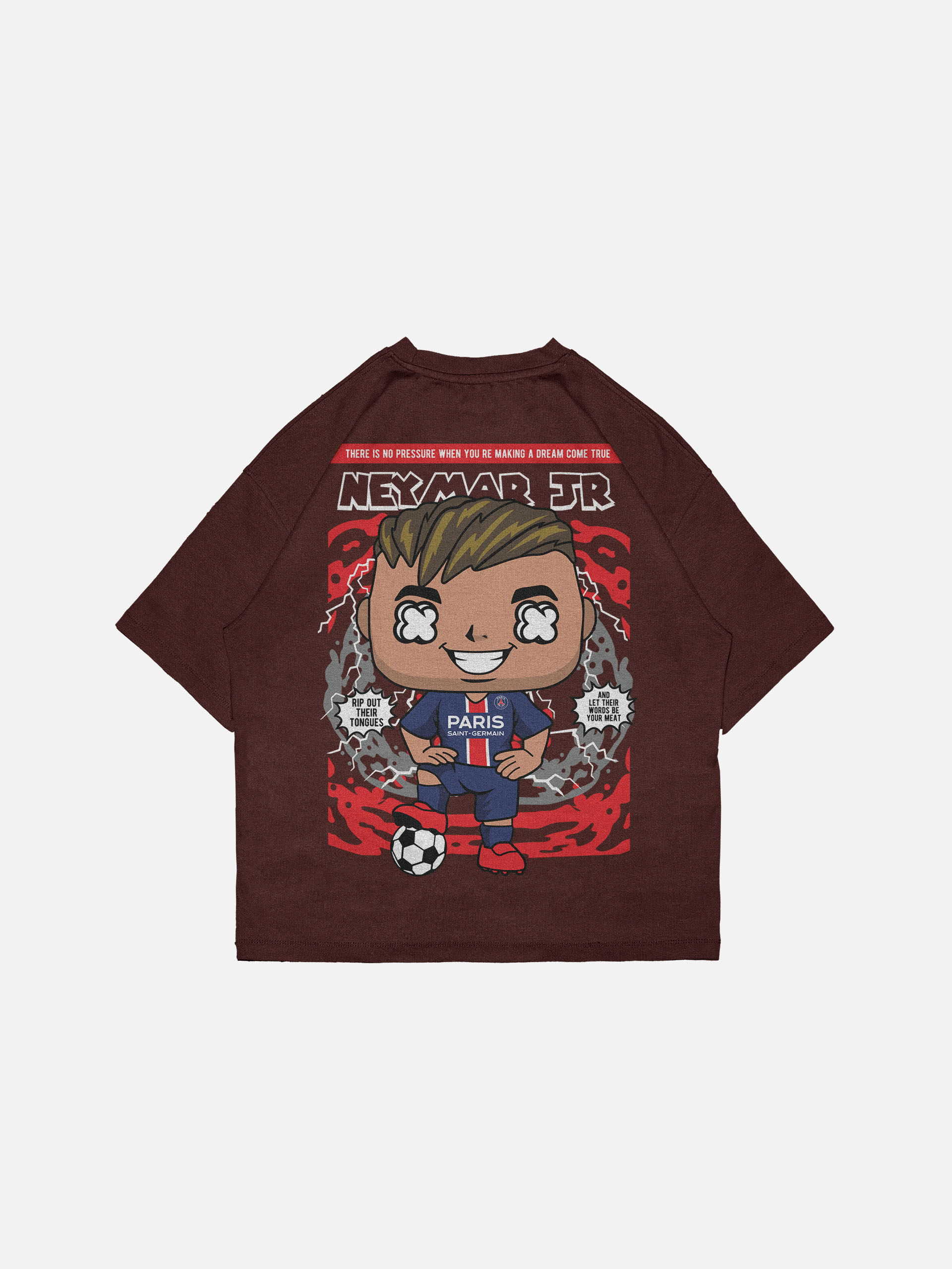 Neymar Jr PSG Pop Art Oversized T-Shirt – Dream Come True Edition - Image 7