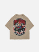 Super Mario Garage Oversized Drop Shoulder Tees