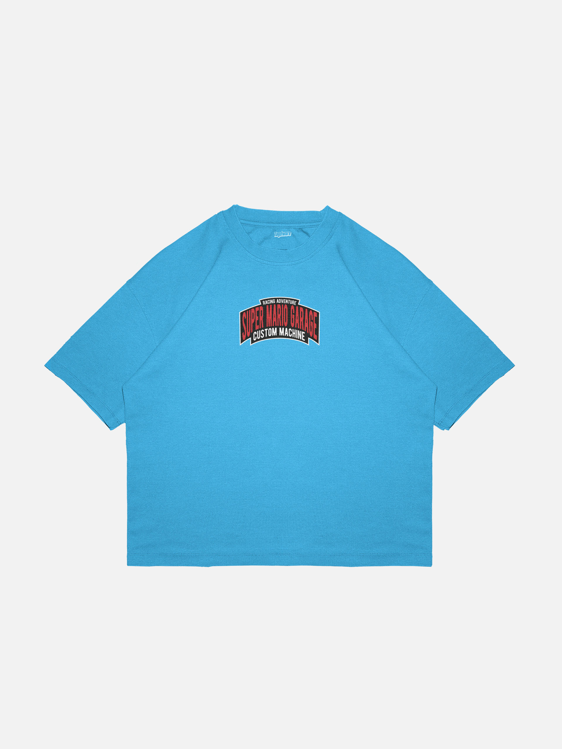 Super Mario Garage Oversized Drop Shoulder Tees - Image 8