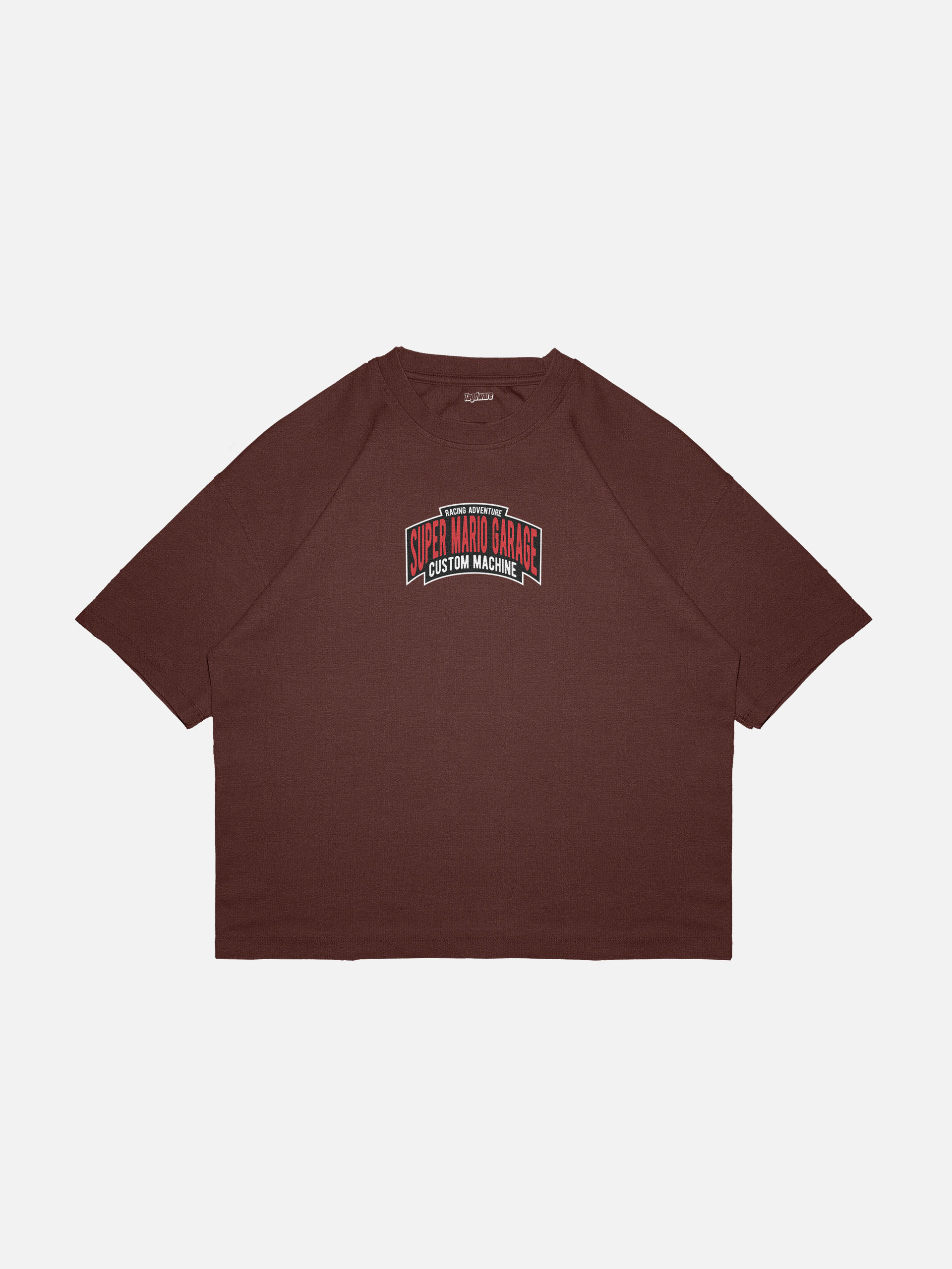 Super Mario Garage Oversized Drop Shoulder Tees - Image 4