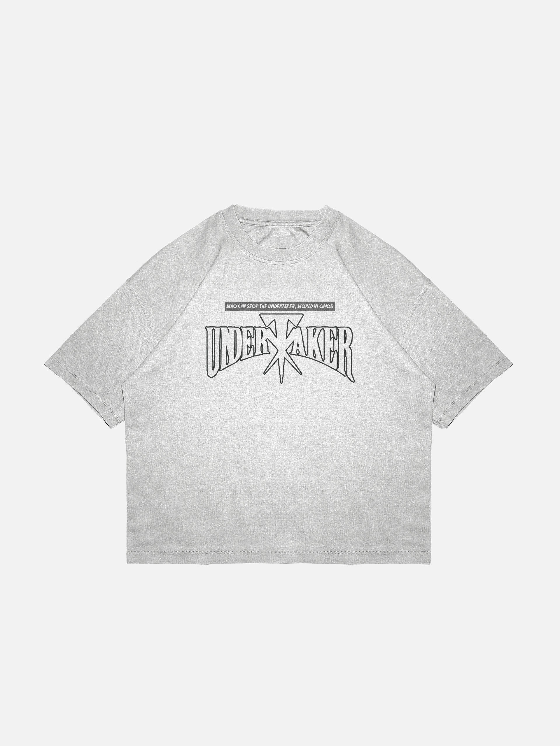 Undertaker Pop Art Oversized Drop Shoulder T-Shirt - Image 12