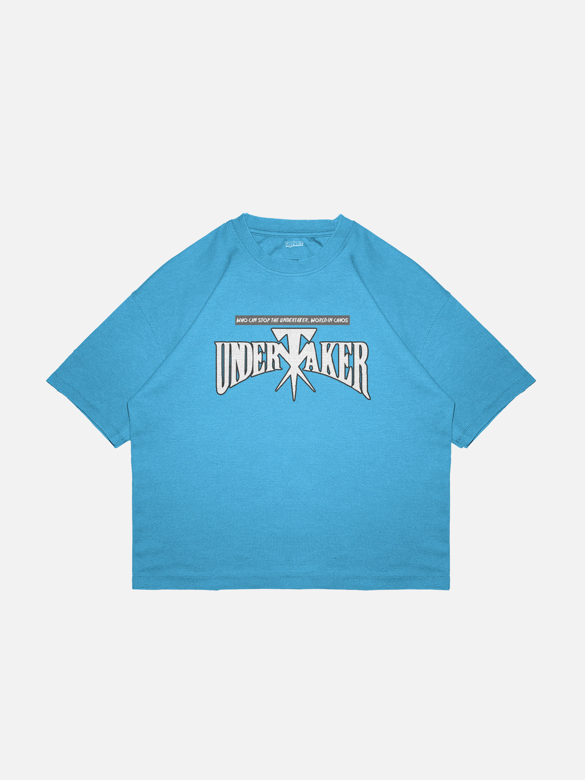 Undertaker Pop Art Oversized Drop Shoulder T-Shirt - Image 7