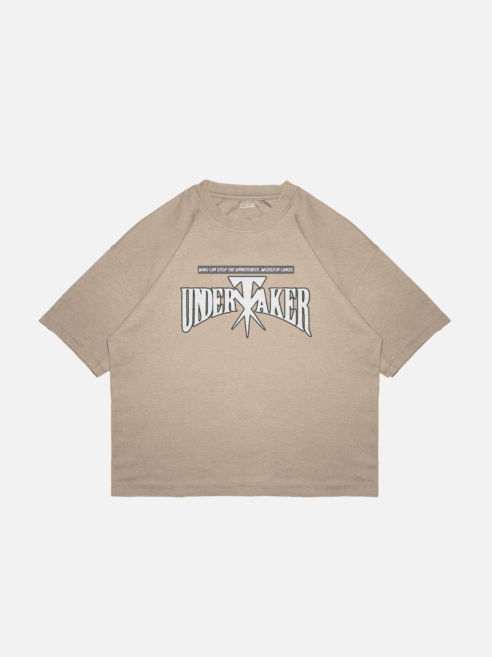 Undertaker Pop Art Oversized Drop Shoulder T-Shirt - Image 6