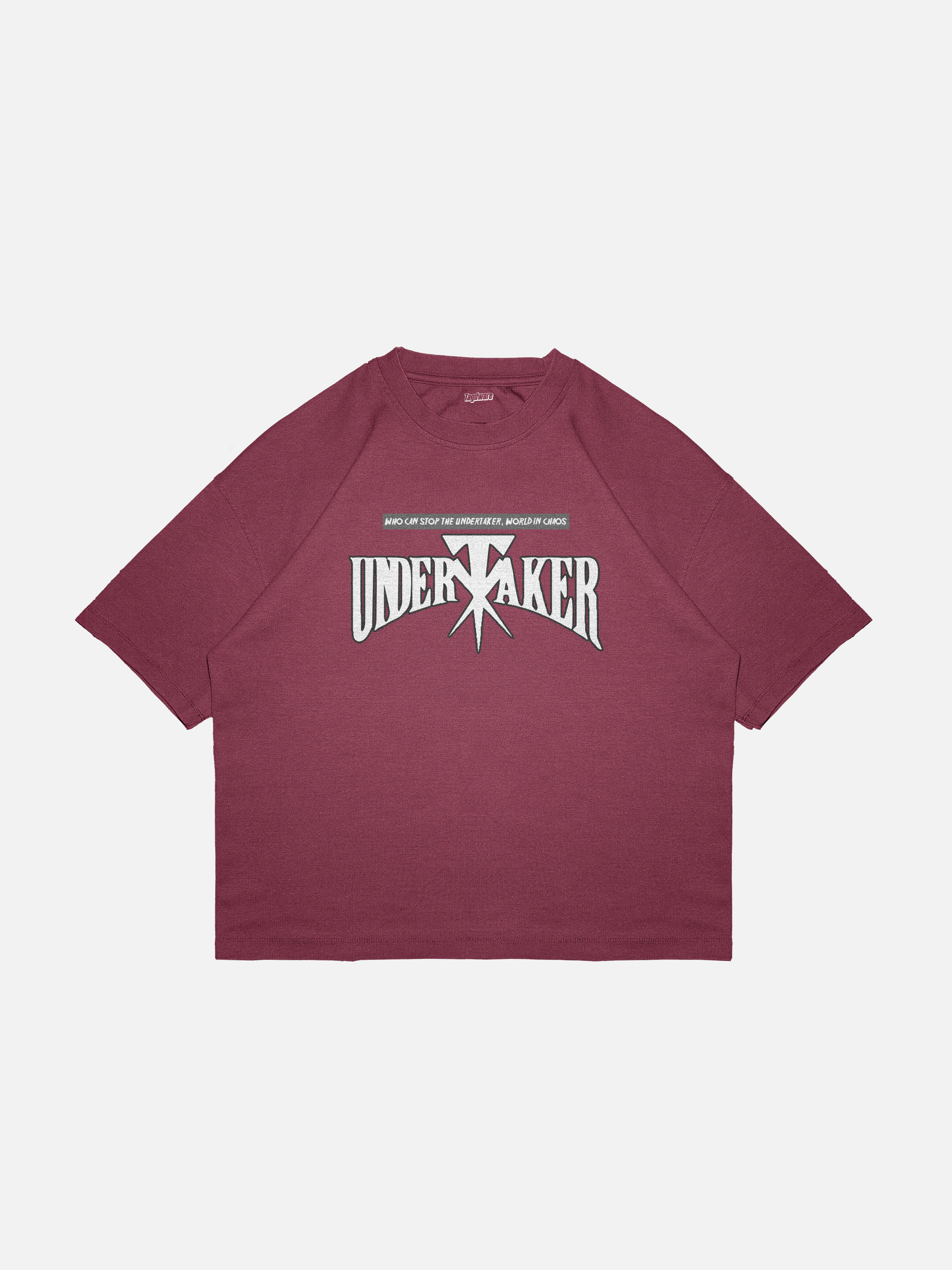 Undertaker Pop Art Oversized Drop Shoulder T-Shirt - Image 5