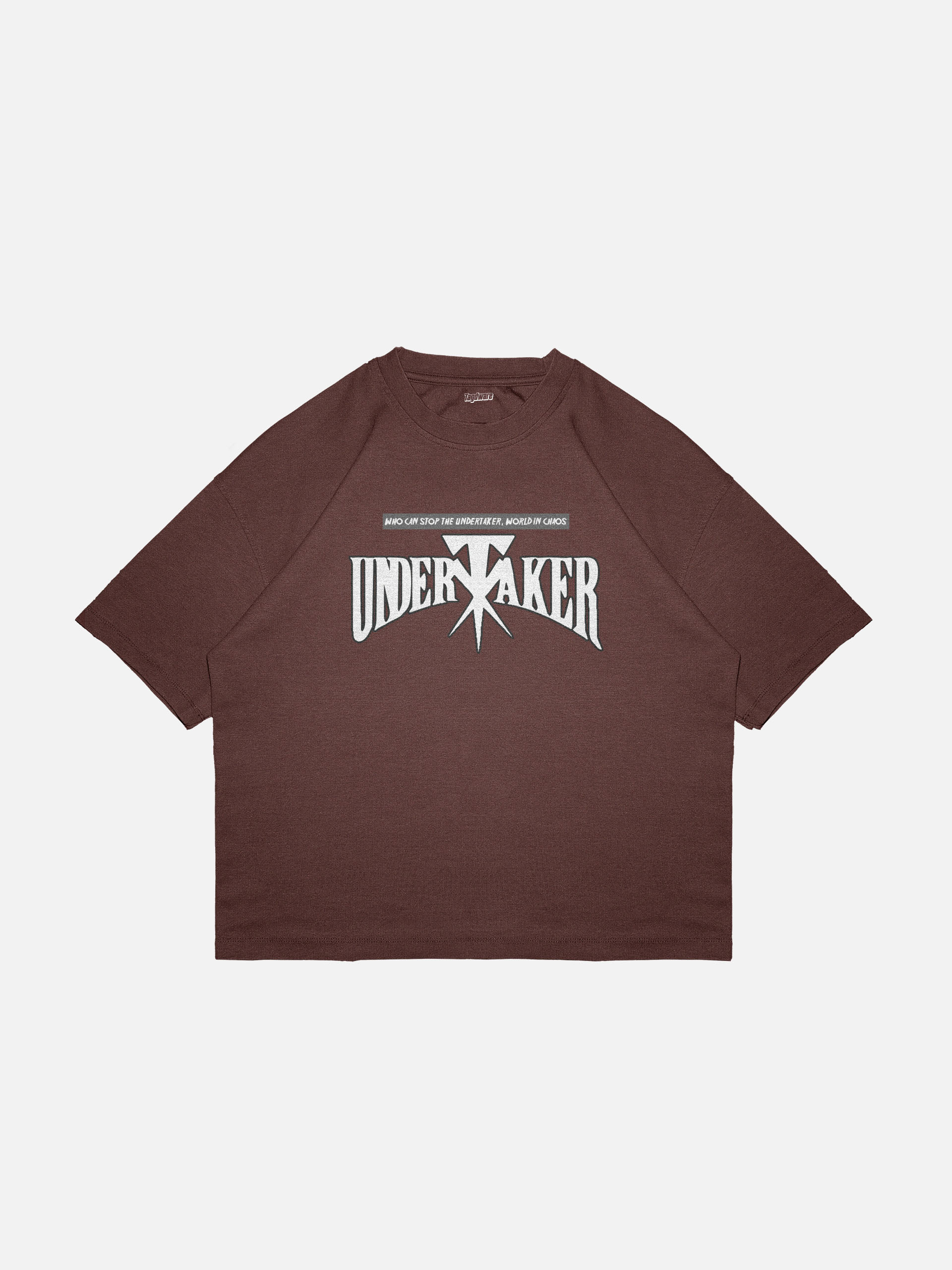 Undertaker Pop Art Oversized Drop Shoulder T-Shirt - Image 4